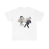 Image 1 of T‑Shirt — Retro Karate Kick Illustration Tee