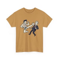 Image 12 of T‑Shirt — Retro Karate Kick Illustration Tee