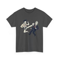 Image 15 of T‑Shirt — Retro Karate Kick Illustration Tee