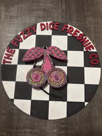 Pink cherry 8 ball freshie 