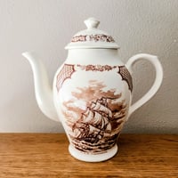 Image 1 of Vintage Alfred Meakin "Fair Winds" coffee pot