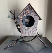 Image 2 of Metal Birdhouse Clock