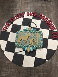 Kneeling cowboy freshie 