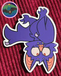 Image 1 of Purple Bat Sticker