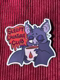Image 2 of Sleepy Creature Sticker