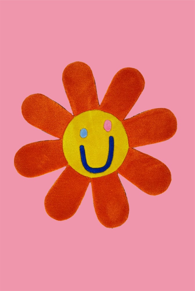 Image of Happy Flower Rug - Chipper Citrus