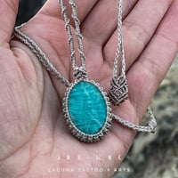 Image 1 of Amazonite Cabachon Wrap 