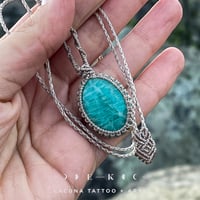 Image 3 of Amazonite Cabachon Wrap 