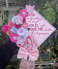 Virgencita Pink Cap Topper