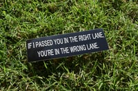 TRAFFIC RELIEF BUMPER STICKER