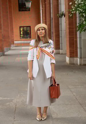 Image of PAÑUELO 100% SEDA - ROMA