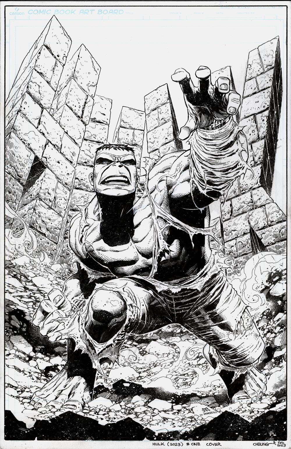 Image of HULK Original Cover Art