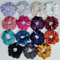 Image 1 of Thick velvet scrunchie