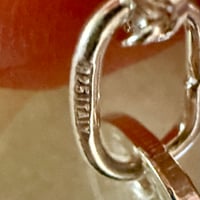 Image 3 of Sterling Silver Italian Key Charm Pendant - Open Your Heart