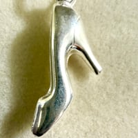 Image 2 of Sterling Silver High Heel Shoe Charm Pendant - Limited edition