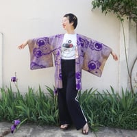 Image 1 of Pièce vintage  ' Shibori X KIKU '