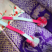 Image 5 of Pièce vintage  ' Shibori X KIKU '
