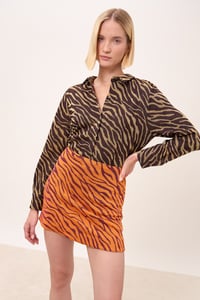 Image 1 of GONNA GINEVRA ZEBRA ARANCIO