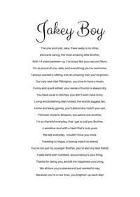Image 6 of Personalised rhyme for brother or uncle
