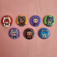 Image 1 of Twisted Wonderland Chibi Button Badges
