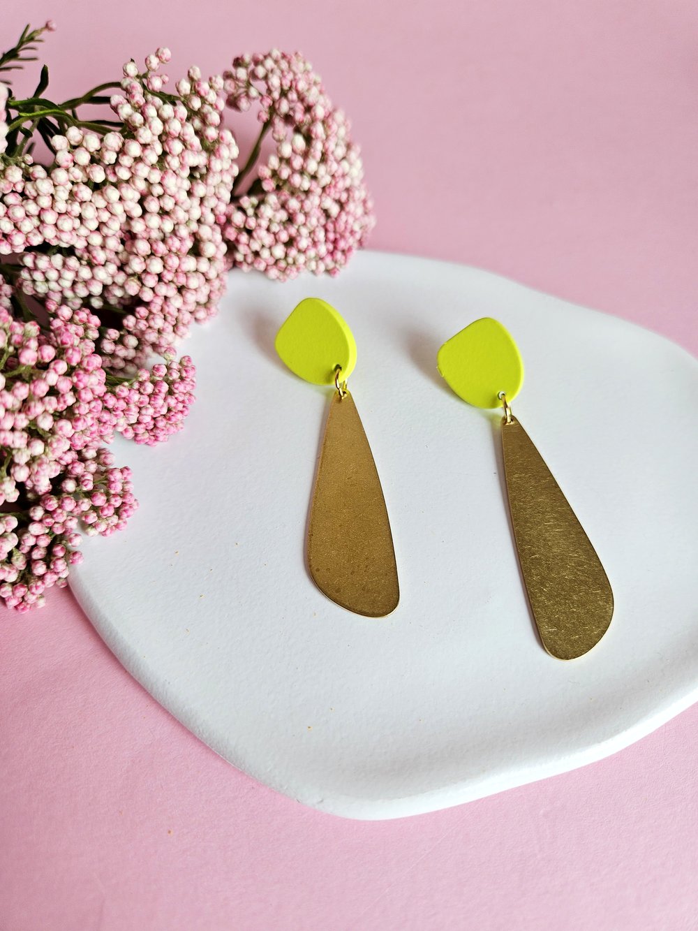 Image of Pendientes GIORGIA - Verde manzana