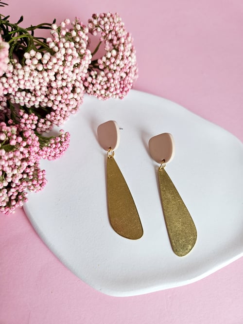 Image of Pendientes GIORGIA - Beige