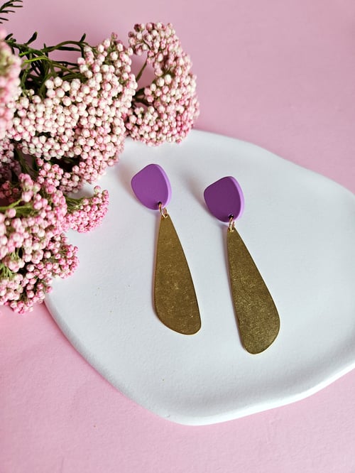 Image of Pendientes GIORGIA - Morado