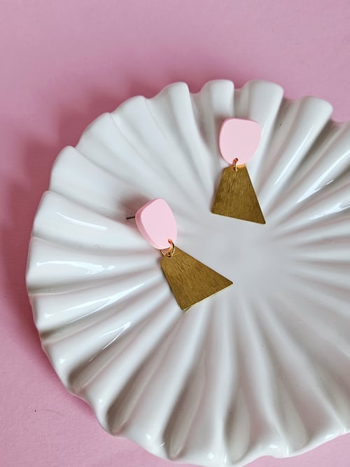 Image of Pendientes GIULIA - Rosa chicle