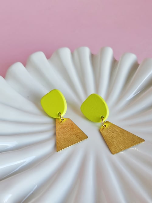 Image of Pendientes GIULIA - Verde manzana 