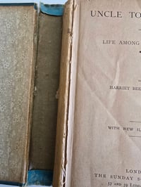 Image 2 of Antique Uncle Tom’s Cabin Book for Altered Art, Mixed Media, Junk Journals