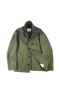 Image 1 of BRITISH WORKWEAR JACKET wax cotton - Olive Green