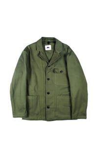 Image 2 of BRITISH WORKWEAR JACKET wax cotton - Olive Green