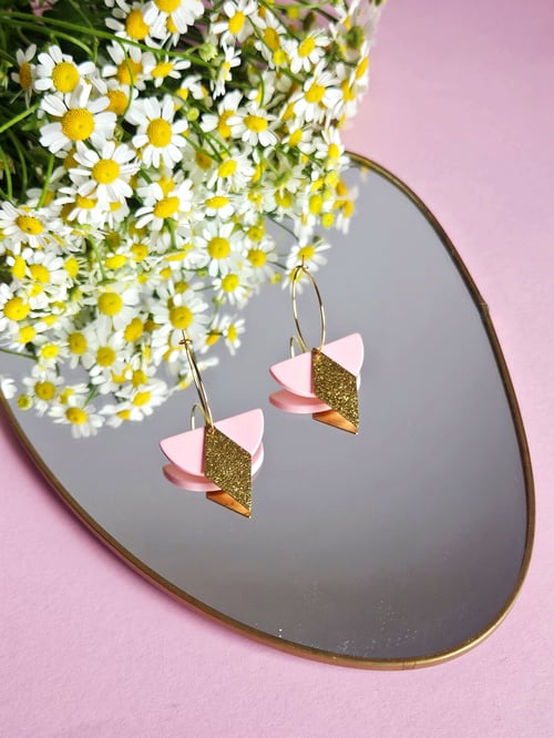 Image of Pendientes MIA - Rosa chicle