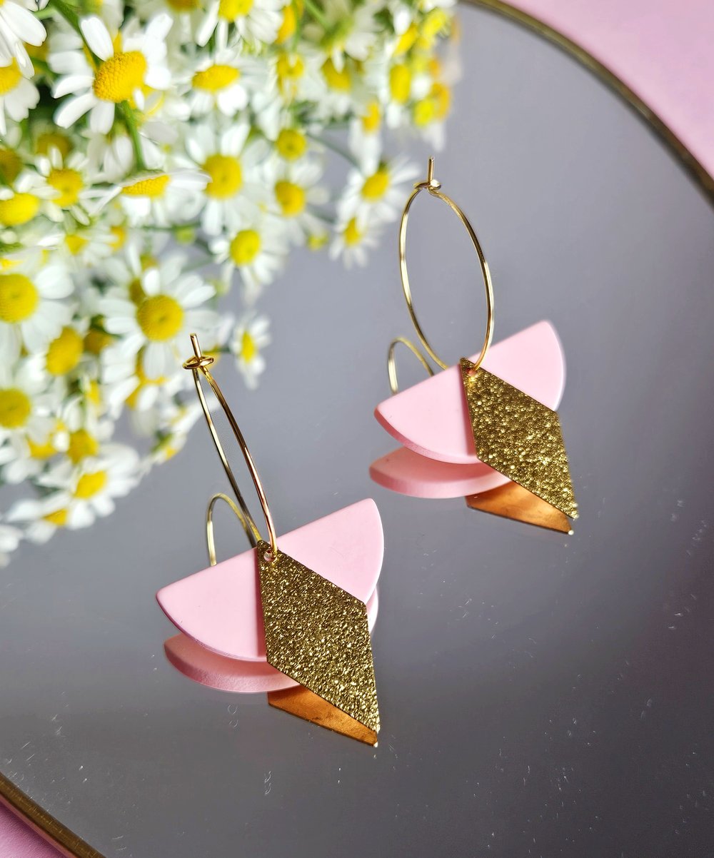 Image of Pendientes MIA - Rosa chicle