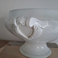 Image 3 of Stunning Large White Soupière With Subtle Wear