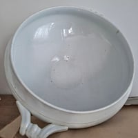 Image 4 of Stunning Large White Soupière With Subtle Wear