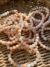 Image 1 of Pink & Orange Aventurine Crystal Bracelet 