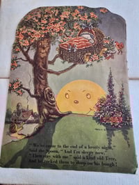 Image 1 of 1946 Nursery Nonsense illustrated Page, Molly B. Thompson, Vintage Children's Book Art