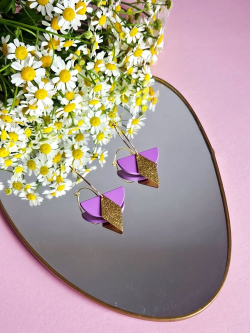 Image of Pendientes MIA - Morado