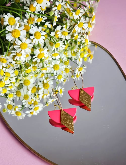 Image of Pendientes MIA - Rojo fresa