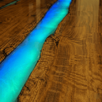 Custom Ironbark 1800mm x 750mm RGB Sit-Stand Desk