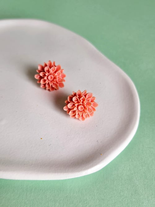 Image of Pendientes DAHLIA - Salmón