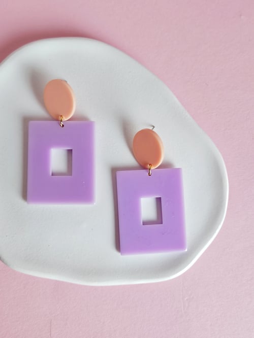 Image of Pendientes GISELE-Cuadrado