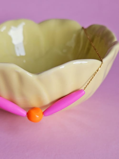 Image of Colgante MAGGIE - Naranja-rosa