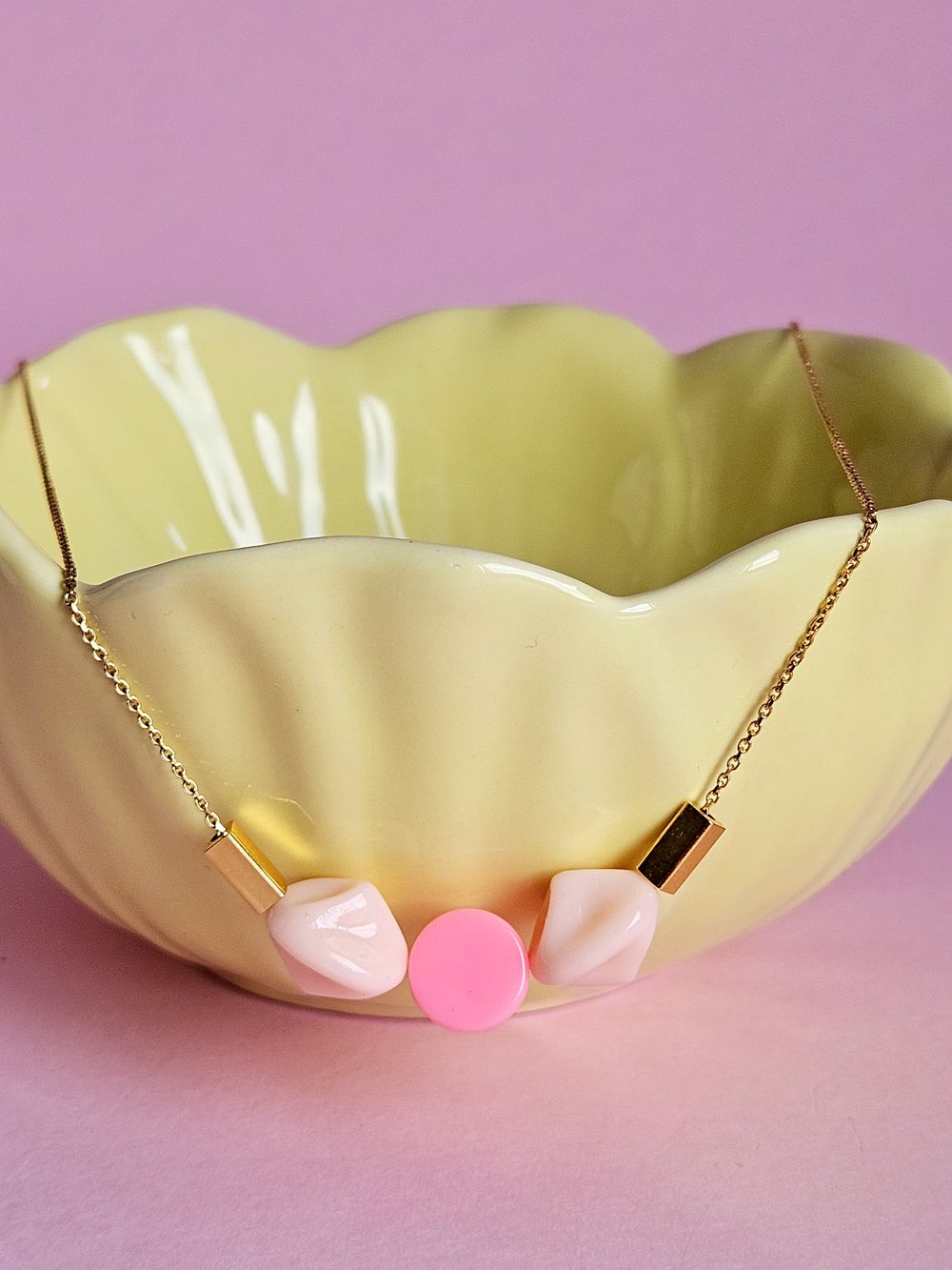 Image of Colgante salmon rosa