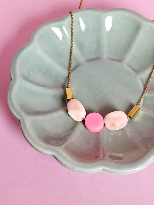 Image of Colgante salmon rosa