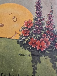 Image 5 of 1946 Nursery Nonsense illustrated Page, Molly B. Thompson, Vintage Children's Book Art