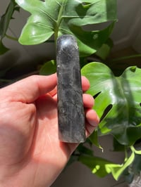 Image 3 of Orange & Blue Flash Labradorite Stone (9)