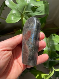 Image 2 of Orange & Blue Flash Labradorite Stone (9)