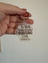 Be Still Keyring 